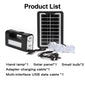 Power Station Solar Energy Kit With 3 Bulbs Battery And Solar System With Torch And Cob Light